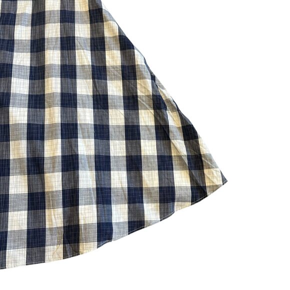 Adelyn Rae Off-Shoulder Gingham Plaid Dress Cutout Back A-Line Size Medium NWT - Picture 10 of 12